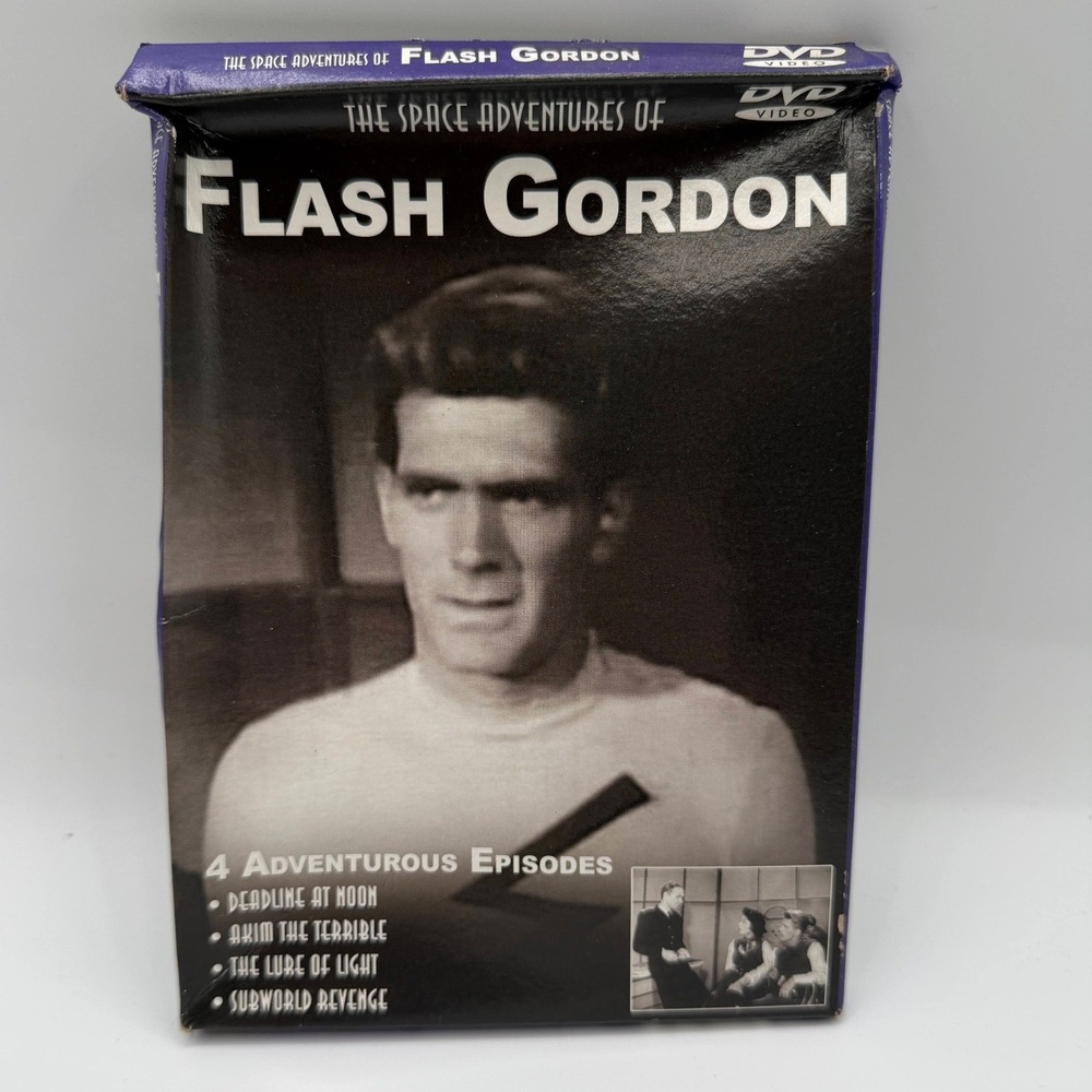 The Space Adventures of Flash Gordon DVD 4 TV Episodes Sci-Fi Classic Series